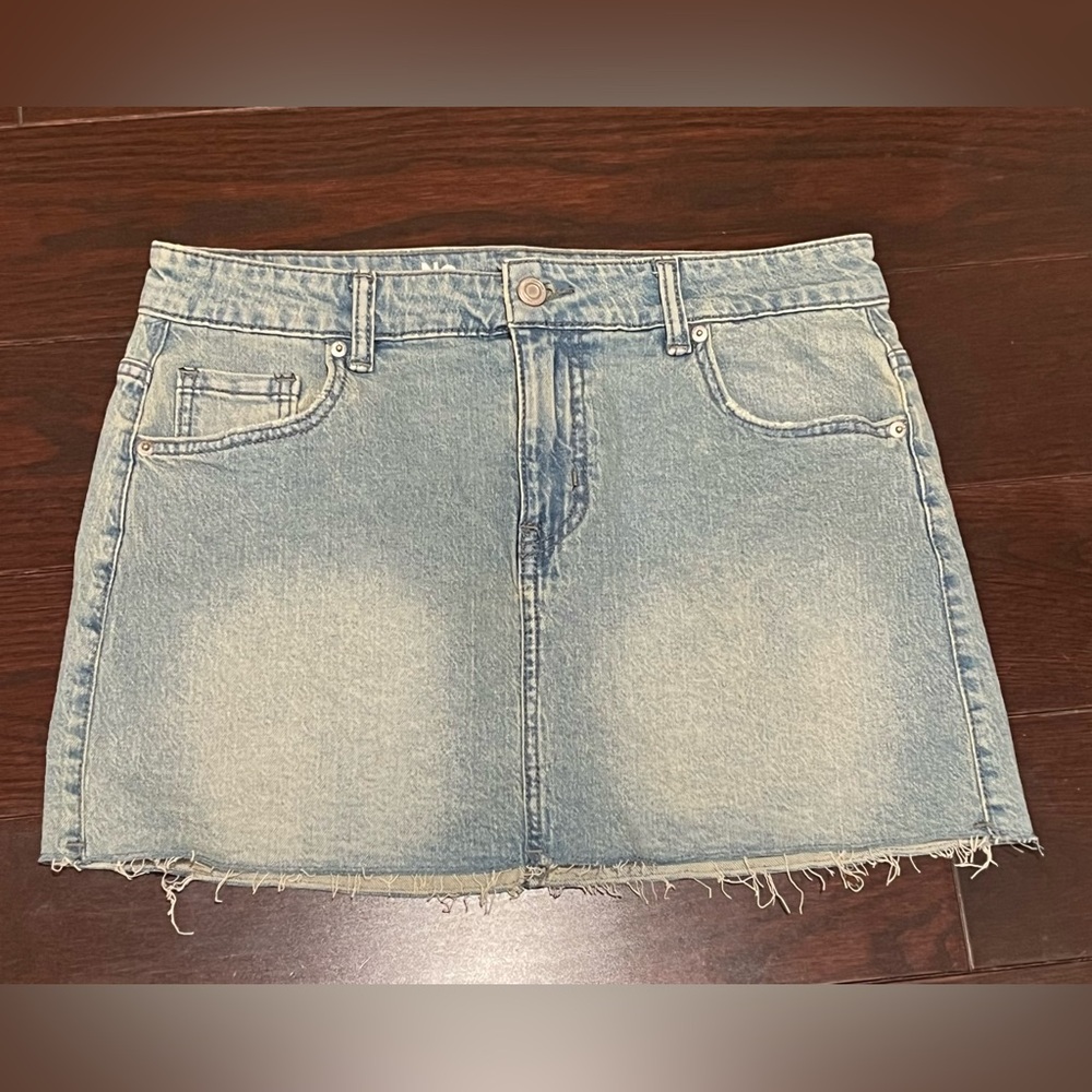Denim Mini Skirt